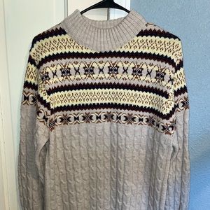 Lord Jeff tan sweater. Size M